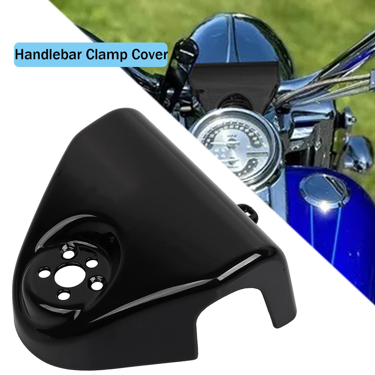 Handlebar Clamp Cover For Harley Road King Classic Custom EFI
