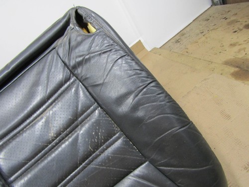 Jeep Cherokee XJ Pre-Facelift right front black leather seat base pad - Picture 4 of 9