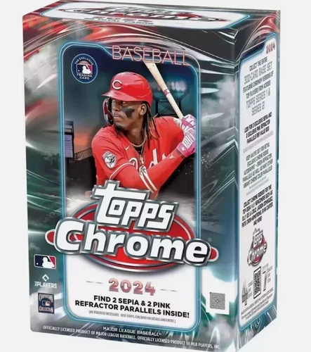 2024 Topps Chrome Baseball Factory Sealed Value Blaster Box 7 Packs!