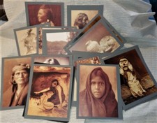 LOT OF 23 NATIVE AMERICAN PHOTO REPRODUCTIONS; SIOUX, APACHE, ETC. **FREE SHIP**