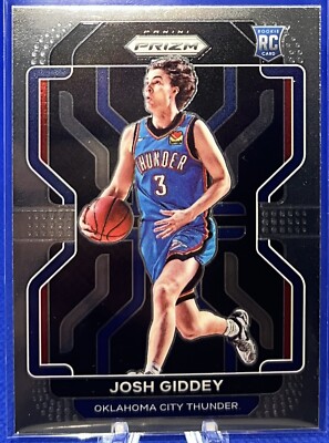 2021-22 Panini Prizm JOSH GIDDEY #301 Base Rookie RC Thunder | eBay