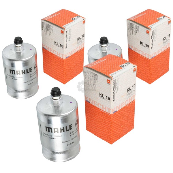 3X Mahle / Knecht Kraftstofffilter KL 19 Fuel Filter-image