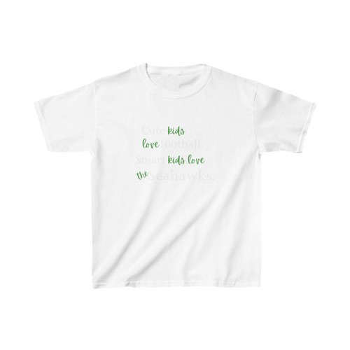 Smart Kids love the Seattle Football Heavy Cotton™ Tee - Picture 3 of 3