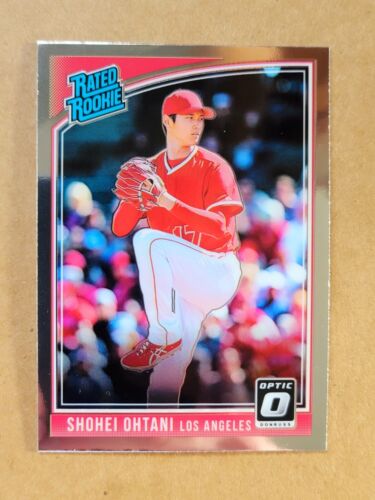 2018 Donruss Optic Rated Rookie PITCHING (SHOHEI OHTANI)- Angels #176 - Photo 1 sur 2