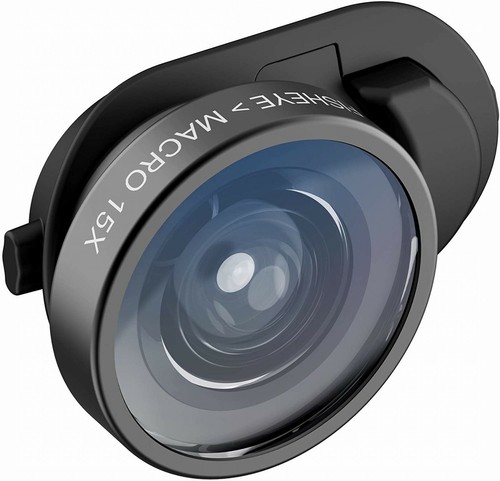 Kit Olloclip Elite -iPhone11 Pro Max - Teleobjetivo + Lentes Ojo de Pez/Macro + Control + Bolsa - Imagen 3 de 10