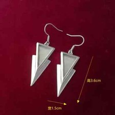 Tribal exotic cute accessory pure handmade Miao silver DIY embed earring 1pair