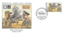MARSHALL ISLANDS 1992 BATTLE OF EL ALAMEIN FDC