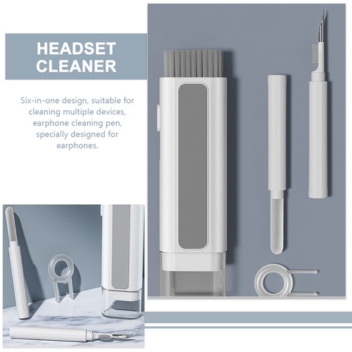 Kit Nettoyage Électronique Casque 6 en 1 Nettoyeur Écouteur Multifonctionnel - Photo 11/12