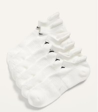Old Navy Men's Size S/M Shoe Sizes 7-10  3 Pack White Athletic Ankle Socks