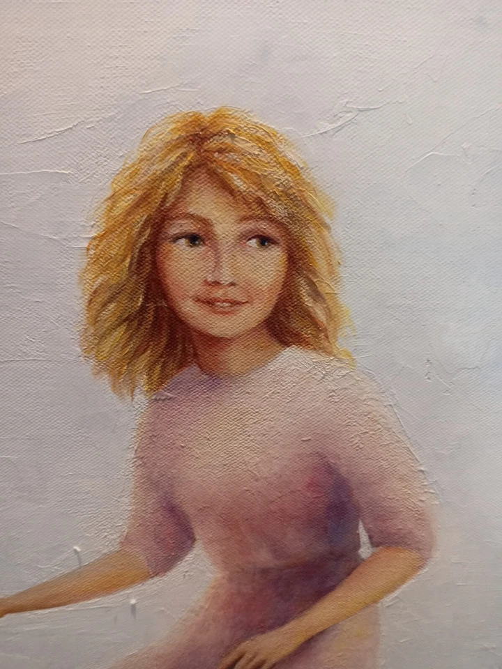 Original Vintage. Oil On Canvas, Hayle. St Ives, Margaret Ryan, 1984,Cornwall. - image 2 of 4