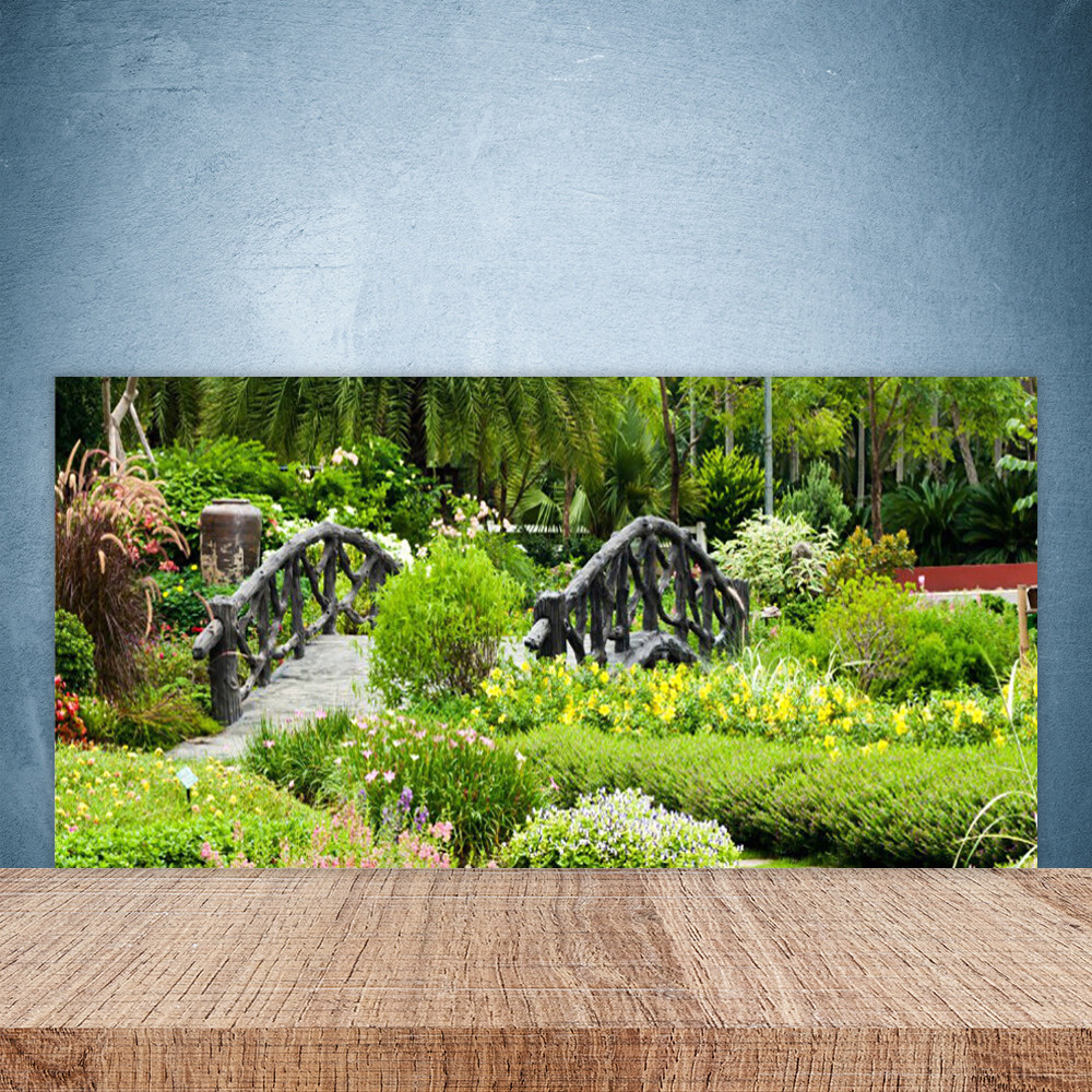Crédence en verre Jardin Botanique pour illuminer votre cuisine