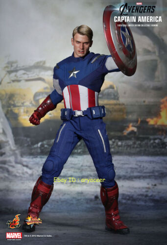Figura de acción Hot Toys MMS174 The Avengers Capitán América 1/6 en stock - Imagen 2 de 10