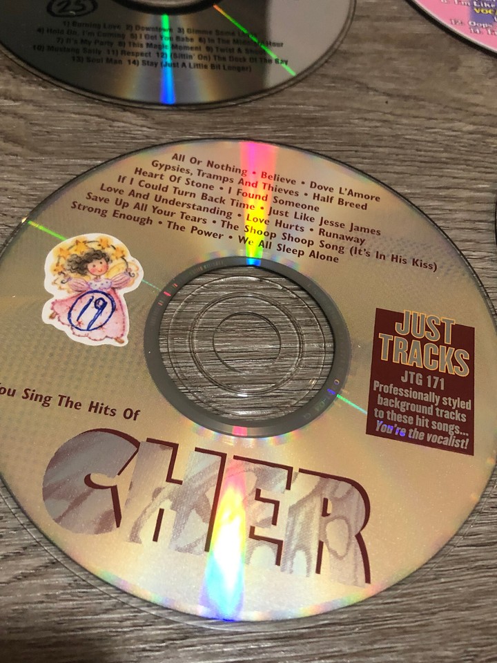 LOT of (45) CD+G Karaoke Discs Assorted Brand and Genres (SEE PHOTOS