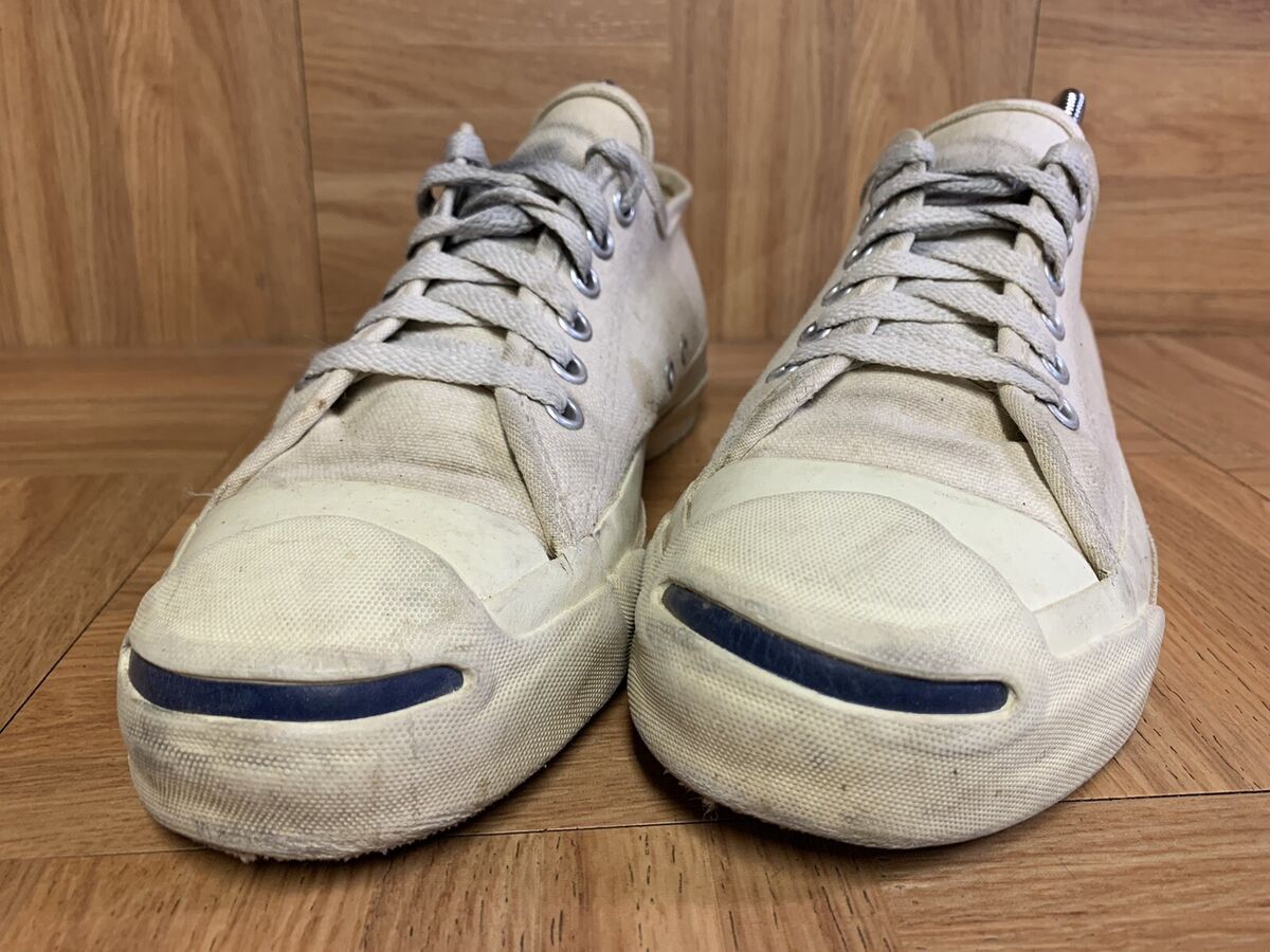 Vintage🇺🇸 Jack Purcell Converse Made In USA White Laced OX Vintage🇺🇸 Jack Purcell Converse Made In USA White Laced OX