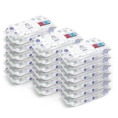 Mama Bear Sensitive Unscented baby Wipes Pack of 18 Total 1008 wipes soft aloe