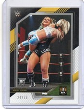 2022 Panini WWE NXT Dani Luna RC #22 Black & Gold 24/75 Free Shipping