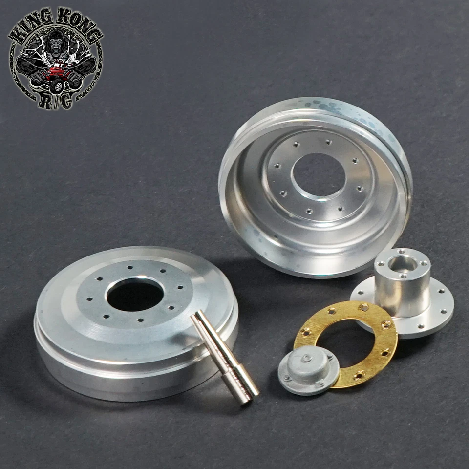 Metal Leopard Tank Road Wheels II for Tamiya 56020 1/16 Leopard 2 A6 R/C Tank - Image 3 of 4