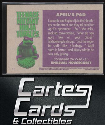 April's Pad 1990 Topps Teenage Mutant Ninja Turtles: The Movie #50