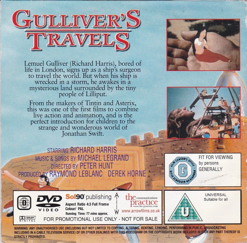GULLIVER'S TRAVELS ( Digitally Remastered ) - Bild 2 von 3