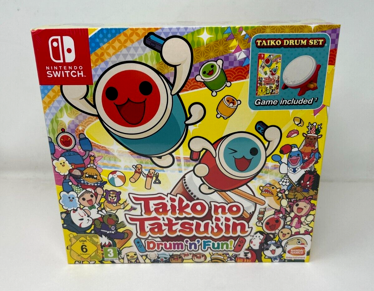 魔王 taikodai Taiko no Tatsujin Drum 'n' Fun! Bundle Brand New & Factory Sealed