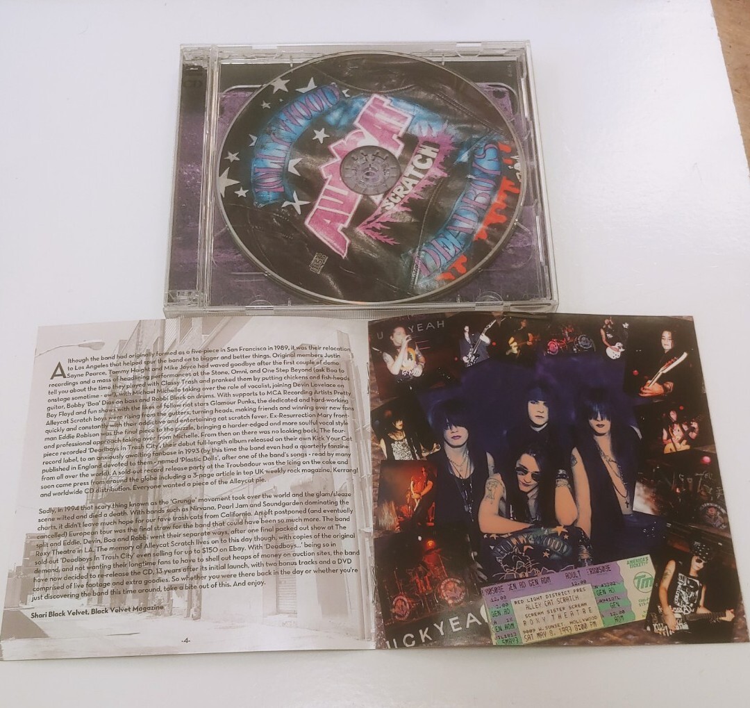 ALLEYCAT SCRATCH - Deadboys In Trash City CD LIMITED EDITION CD