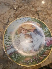 sandra kuck collector plates 1989 plate no 15687B