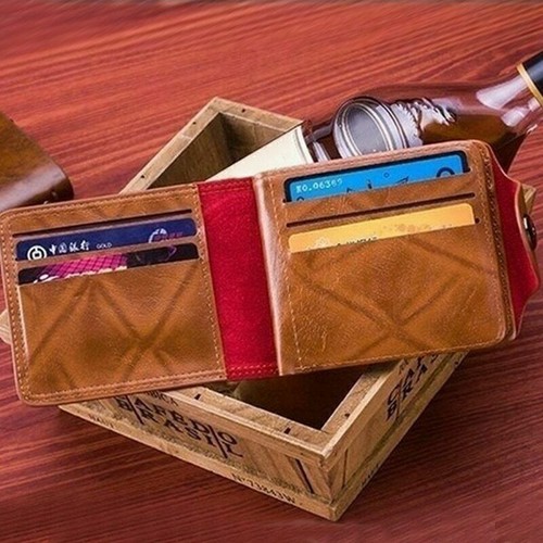 Billete de 100 dólares EE. UU. de cuero doble pliegue tarjetero portafotos cartera bolso de mano+ - Imagen 3 de 17