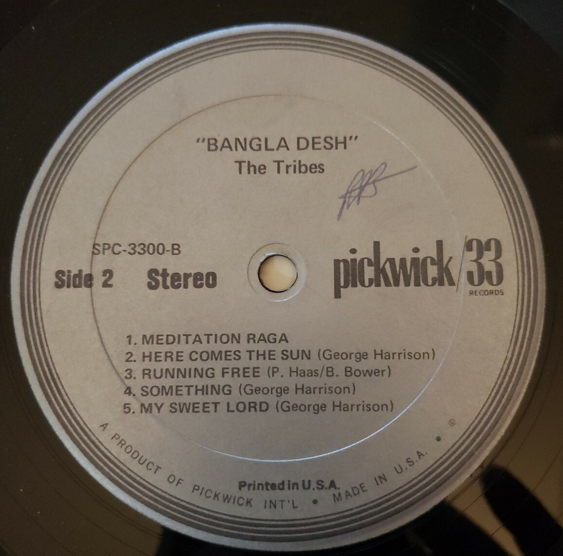 【LP盤】THE TRIBEバングラデシュBANGLADESH SPC-3300 THE TRIBE LP - Bangla Desh - PICKWICK SPC-3300, 1972 Stereo