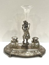ANCIEN ENSEMBLE DE BUREAU ENCRIER ANGLAIS ST MICHAEL