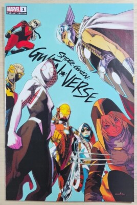 SPIDER-GWEN GWEN-VERSE #1 KRIS ANKA TFAW TRADE DRESS VARIANT COVER MARVEL 2022