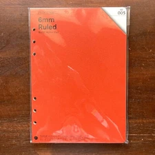 PLOTTER 005 Refill Memo Pad 6mm Ruled 80 Sheets A5 Size