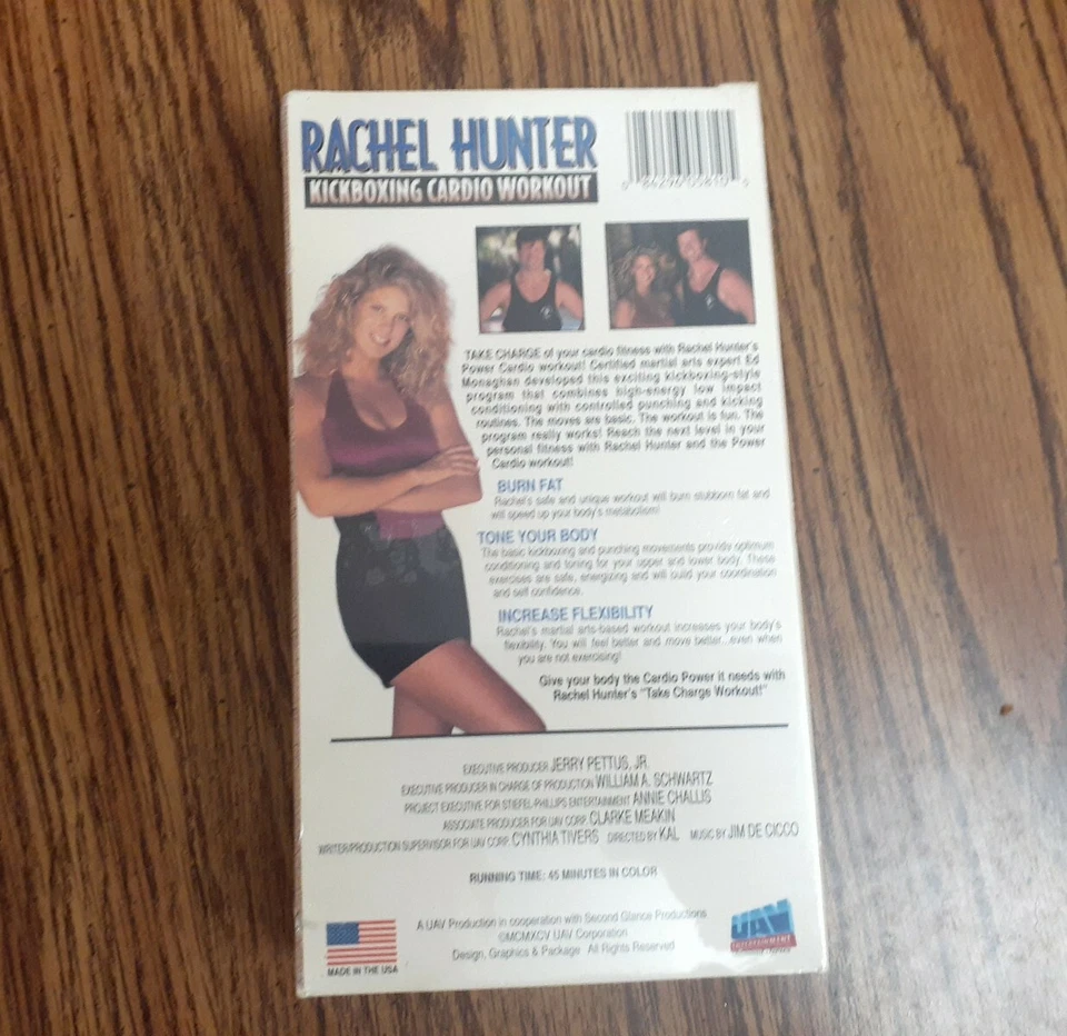 Rachel Hunter Kickboxing Cardio Workout VHS New - Image 2 of 2