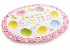 Ceramic Oval Happy Easter Egg