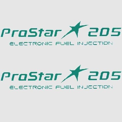 MasterCraft Boat Decal Stickers | ProStar 205 Green Pair