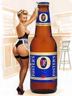 Fosters Pin Up Girl, Retro metal Aluminium Vintage Sign, Man Cave,Bar/Pub