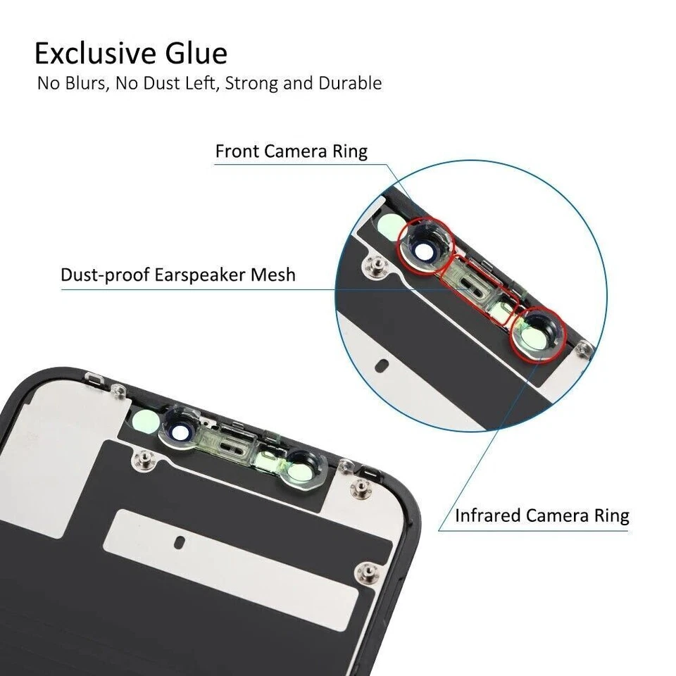 For iPhone 6 6 Plus 6S 7 8 Plus X Xs XR 11 LCD Display Touch Screen Replacement- - Image 3 of 4