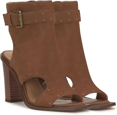 Jessica Simpson Rochha Open Toe & Heel Bootie Boots Womens Sz 7 Tobacco NEW $124 - Picture 2 of 11
