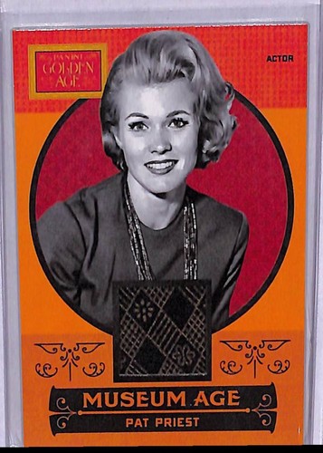 2014 Panini Golden Age Museum Memorabilia Pat Priest Relic Actress #24