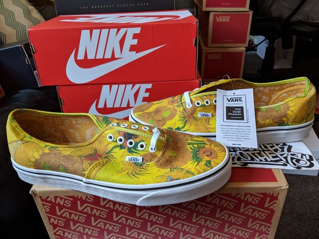 van gogh sunflower vans for sale