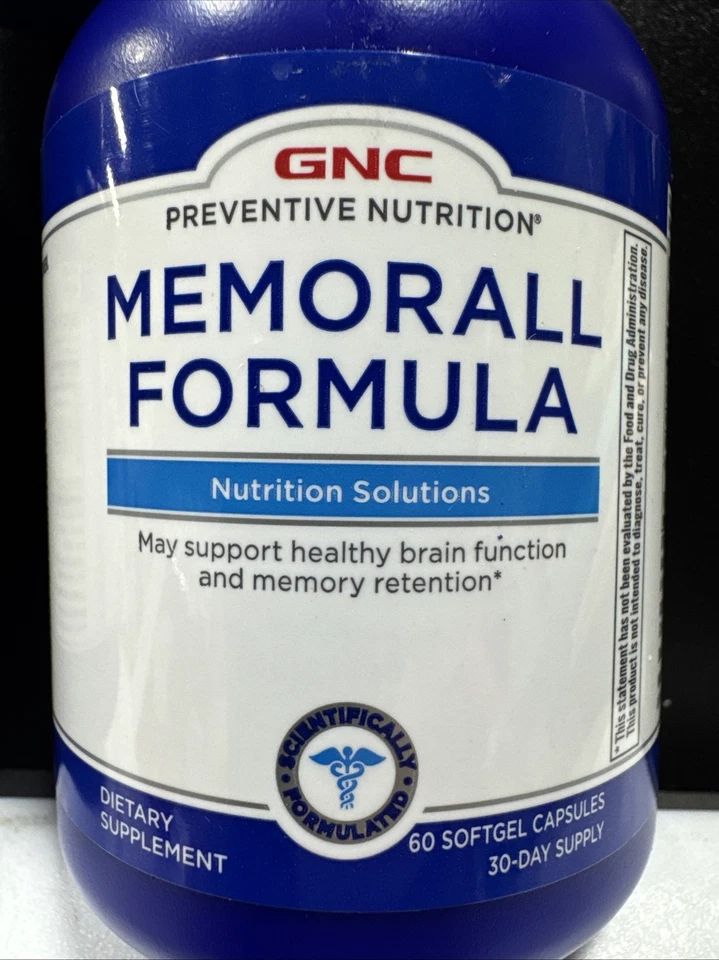 出售 3 件 GNC's Patrotic 纪念配方,* 支持大脑功能 + 记忆 60 克拉/ea — 第 2/4 张图片