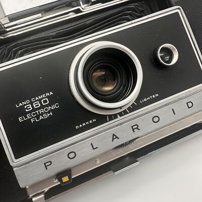 Vtg Polaroid 360 Land Camera w/ Cover -Zeiss Range & View Vtg Polaroid 360 Land Camera w/ Cover -Zeiss Range & View