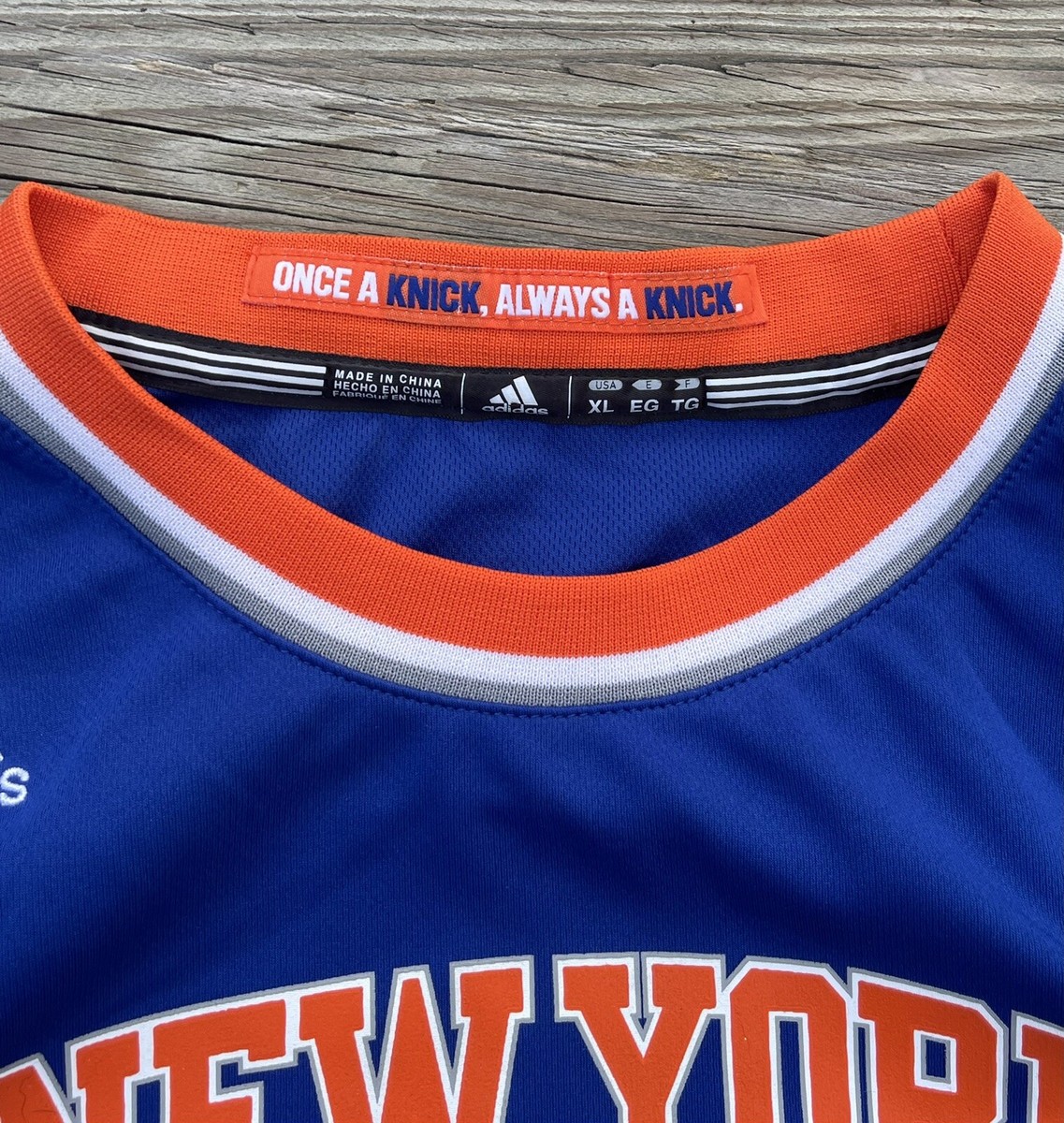 Adidas New York Knicks NBA Authentics Blank Basketball Jersey sz