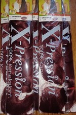 X-pression Xpression Expression 82" Ultra Braiding Hair 10 Packs Color 118
