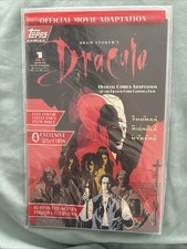 TOPPS COMICS BRAM STOKER’S DRACULA # 1 (1992) RARE RED FOIL NM- COMIC