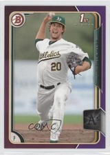 2015 Bowman Prospects Purple 148/250 Seth Streich #BP96 z6b