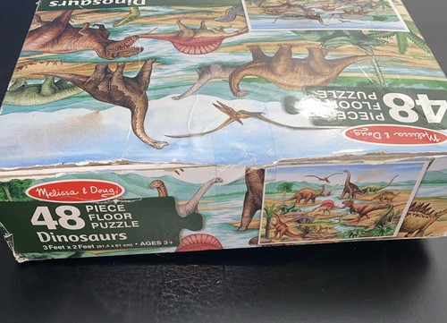 Melissa & Doug 48 Piece Floor Puzzle Dinosaurs -Complete - Picture 10 of 12