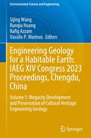 Sijing Wang (U. A.) | Engineering Geology For A Habitable Earth: Iaeg Xiv...