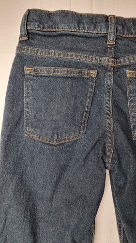 Wrangler Jeans Boys Size 12 Slim Classic Straight Adjustable Waist Blue Dark - Picture 8 of 22
