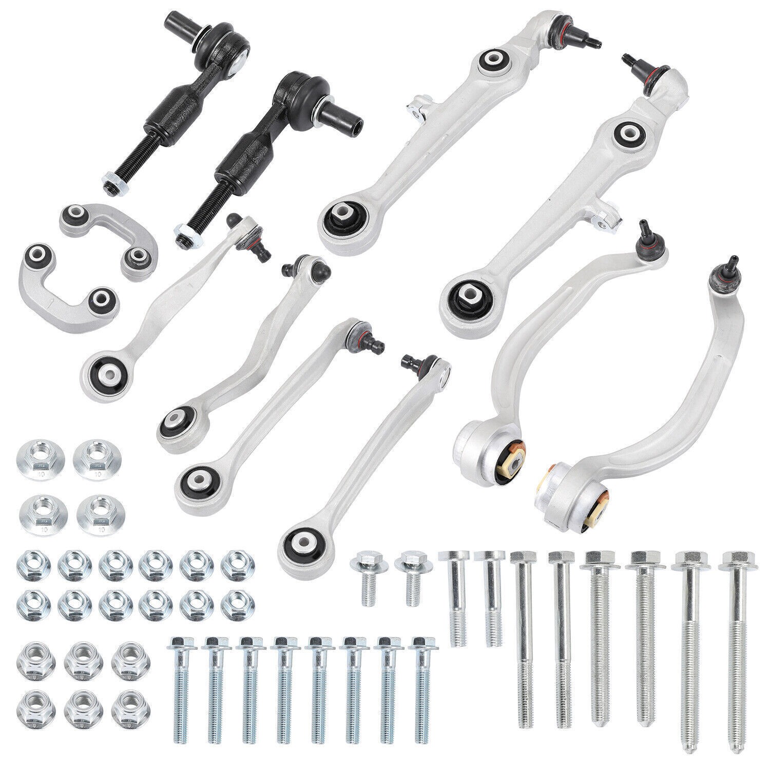 SET SUSPENSION CONTROL ARMS WISHBONE FRONT 52 PCS FITS AUDI A4 A6 B7 8E 8H 00-09 - Image 7