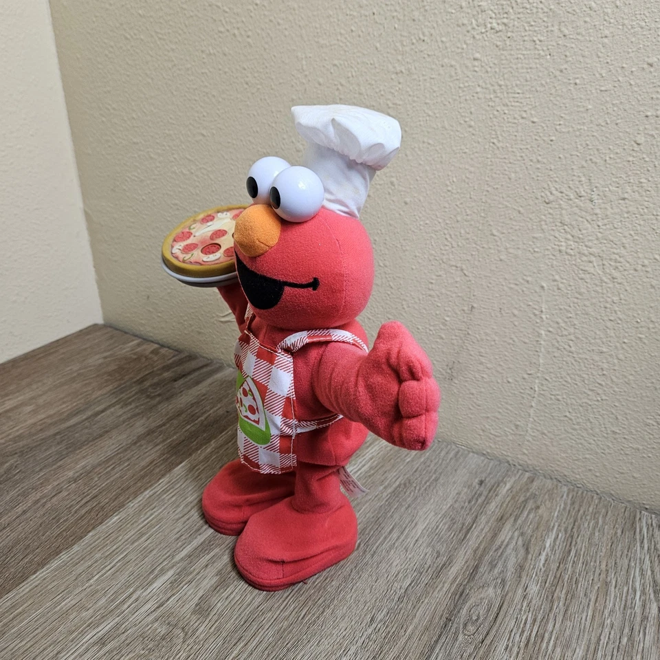 2006 Elmo Sesame Street Pizza Pie Maker Chef Sings & Dances *** TESTED & WORKING - Image 3 of 4